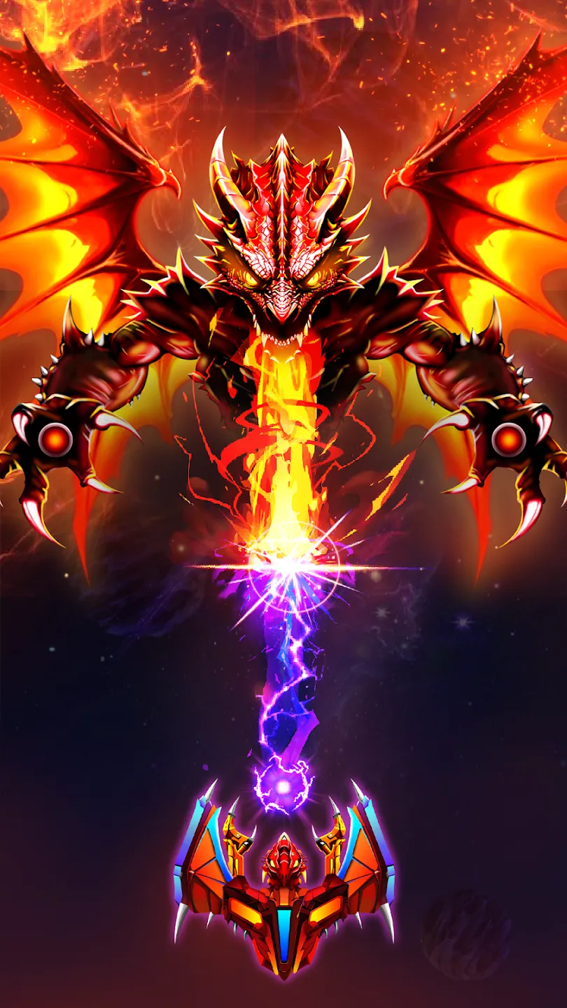 Galaxy Attack: Alien Shooter v72.4 APK Мод (Мега Меню, Много денег, Режим бога) Screenshot 2 Galaxy Attack: Alien Shooter v72.4 APK Мод (Мега Меню, Много денег, Режим бога) Screenshot 2