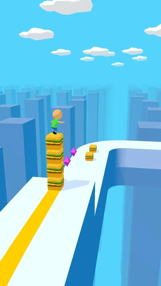 Cube Surfer! [мод: много денег] Screenshot 1