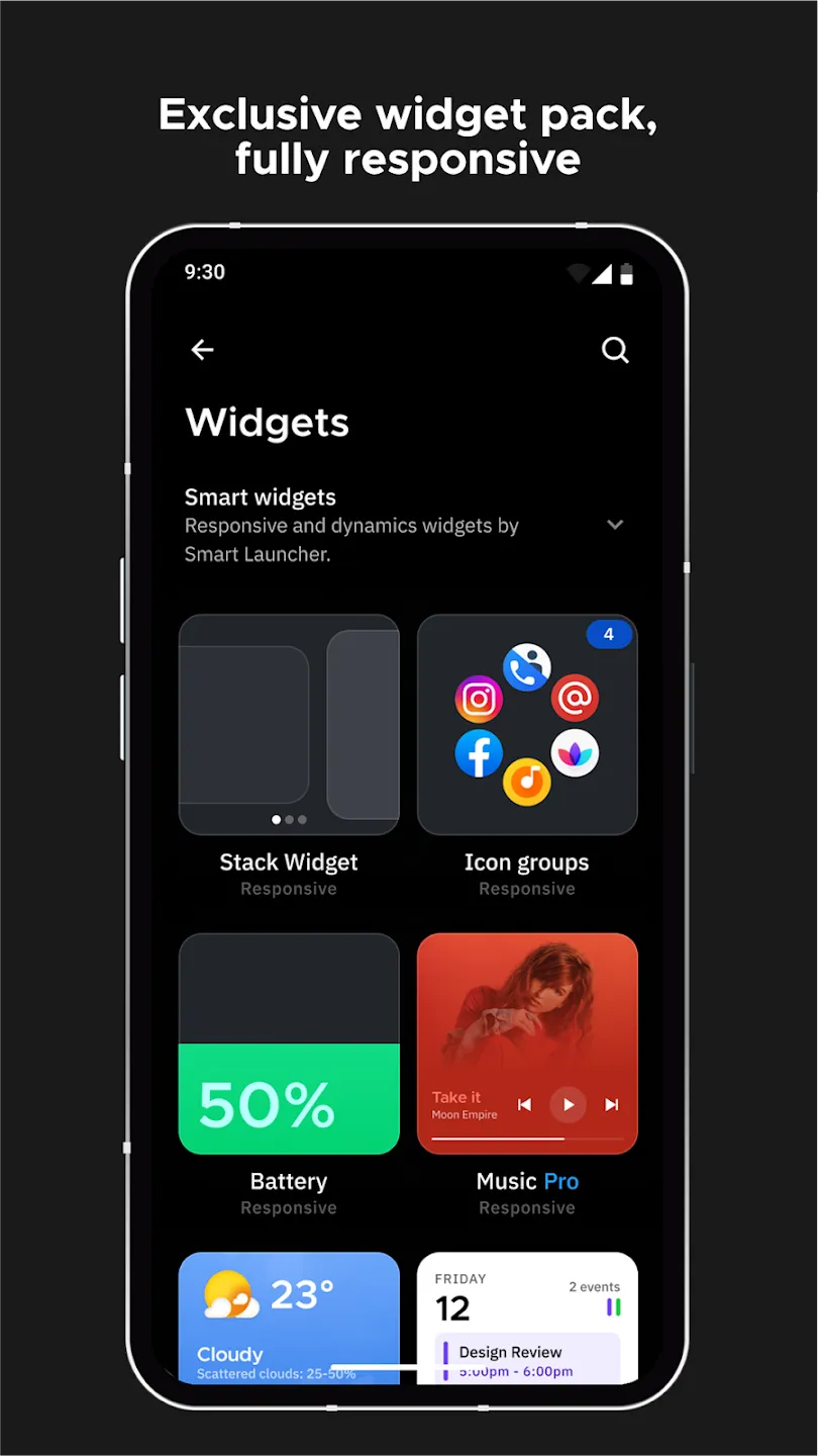 Smart Launcher 6 v6.6 build 010 APK Мод (Всё открыто, Pro) Screenshot 3 Smart Launcher 6 v6.6 build 010 APK Мод (Всё открыто, Pro) Screenshot 3