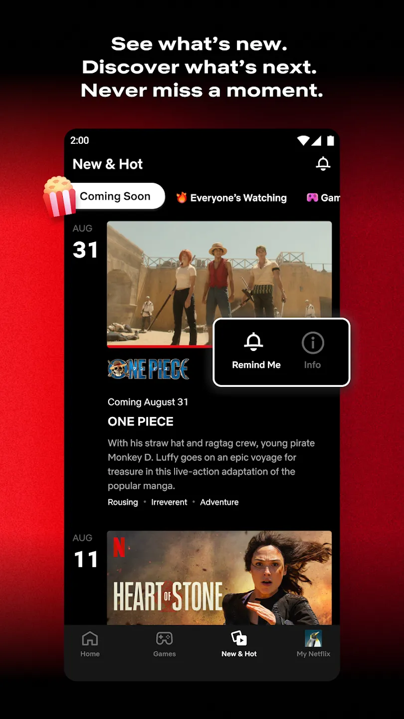 Netflix v9.64.0 APK Мод (Всё открыто, Premium) Screenshot 1 Netflix v9.64.0 APK Мод (Всё открыто, Premium) Screenshot 1