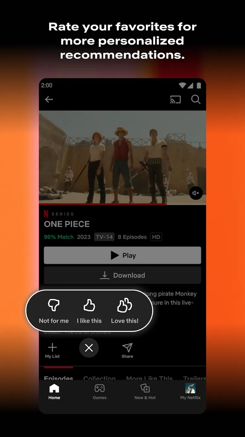 Netflix v9.64.0 APK Мод (Всё открыто, Premium) Screenshot 4 Netflix v9.64.0 APK Мод (Всё открыто, Premium) Screenshot 4