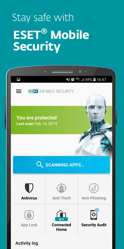 ESET Mobile Security & Antivirus Premium Screenshot 1 ESET Mobile Security & Antivirus Premium Screenshot 1