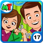 Взломанный My Town : Car wash fix & drive [мод: полная версия] на Андроид