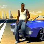 Взломанный San Andreas Auto Gang Wars: Grand Real Theft Fight [мод: много денег] на Андроид