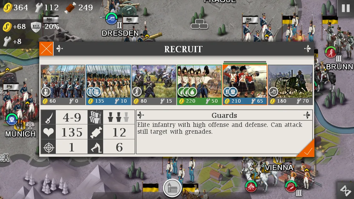 European War 4: Napoleon v1.4.48 APK Мод (Много медалей) Screenshot 2 European War 4: Napoleon v1.4.48 APK Мод (Много медалей) Screenshot 2