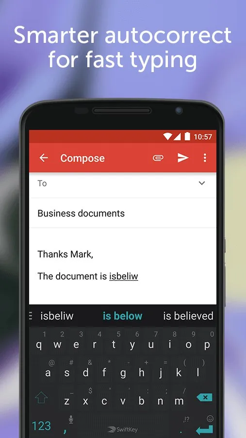 Клавиатура Microsoft SwiftKey Screenshot 2 Клавиатура Microsoft SwiftKey Screenshot 2