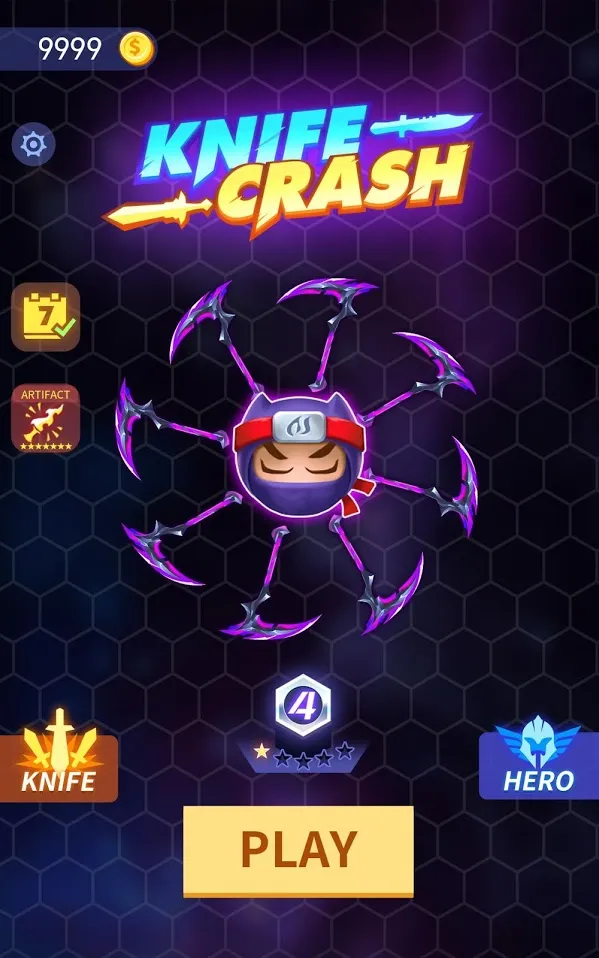 Knives Crash [мод: много денег] Screenshot 5