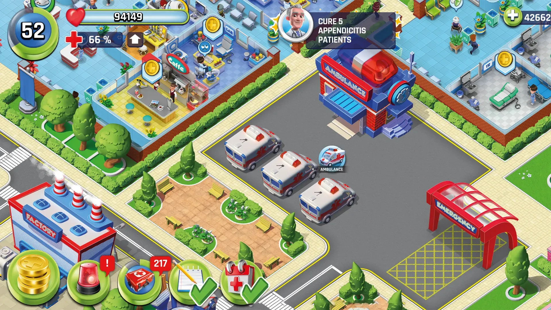 Dream Hospital: Doctor Tycoon v4.8.1 APK Мод (Много денег) Screenshot 3 Dream Hospital: Doctor Tycoon v4.8.1 APK Мод (Много денег) Screenshot 3