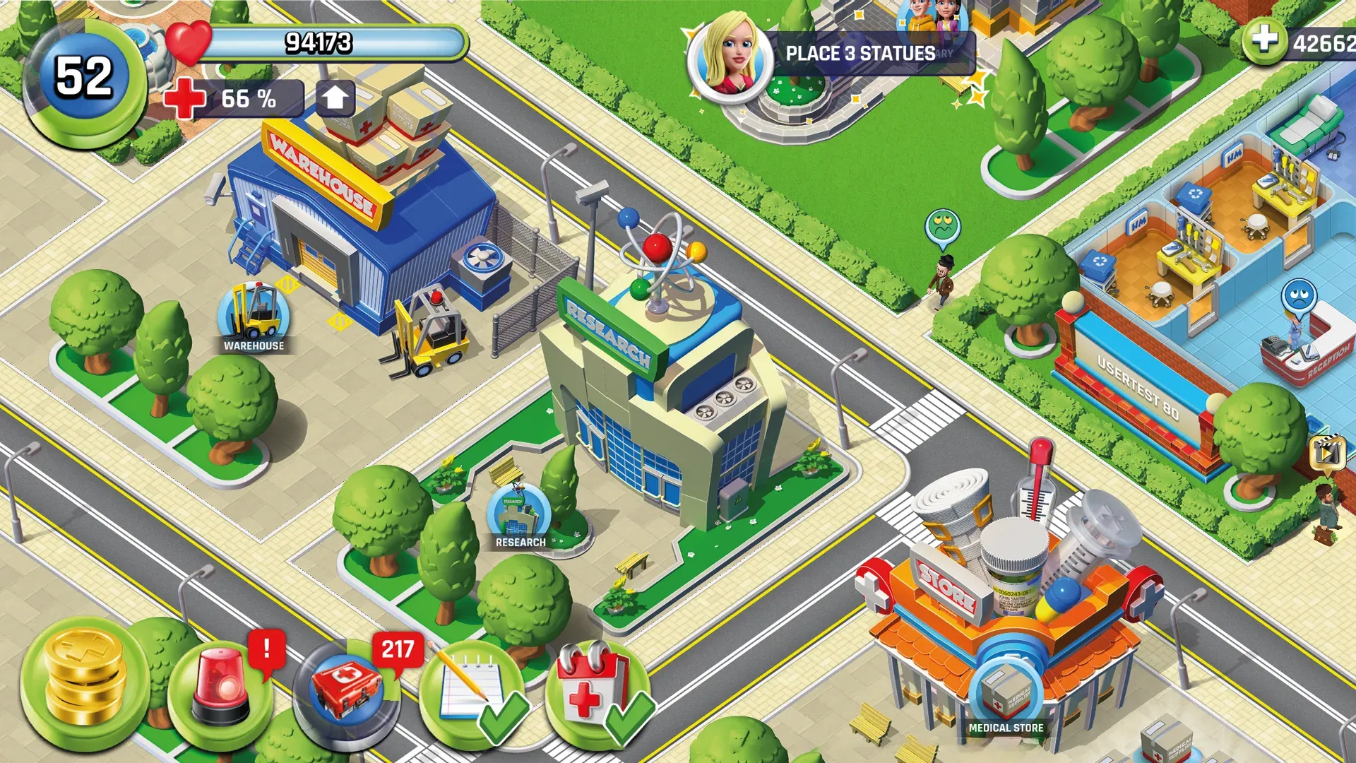 Dream Hospital: Doctor Tycoon v4.8.1 APK Мод (Много денег) Screenshot 4 Dream Hospital: Doctor Tycoon v4.8.1 APK Мод (Много денег) Screenshot 4
