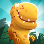 Скачать Dino Bash Мод (Меню, Много денег и жизней,  VIP) на Андроид