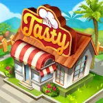Скачать полную версию Вкусный город (Tasty Town) [мод: быстрая готовка] на Андроид