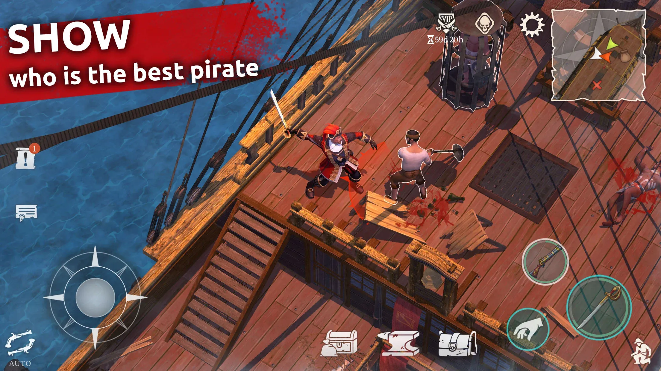 Mutiny: Пираты и RPG выживание v0.70.3 APK Мод (Меню, Режим бога, Крафт, VIP) Screenshot 1 Mutiny: Пираты и RPG выживание v0.70.3 APK Мод (Меню, Режим бога, Крафт, VIP) Screenshot 1