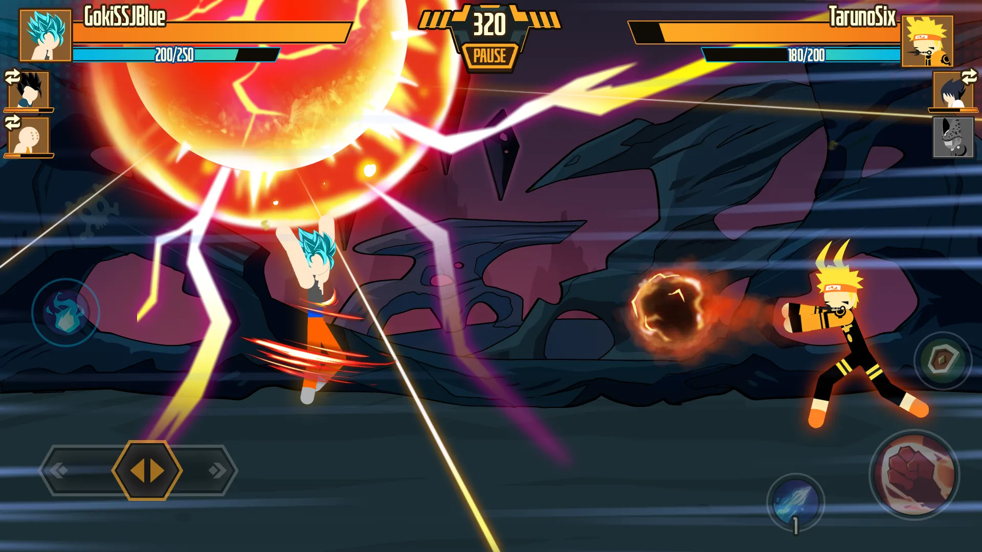 Stickman Dragon Fight v3.3.8 APK Мод (Режим бога) Screenshot 3