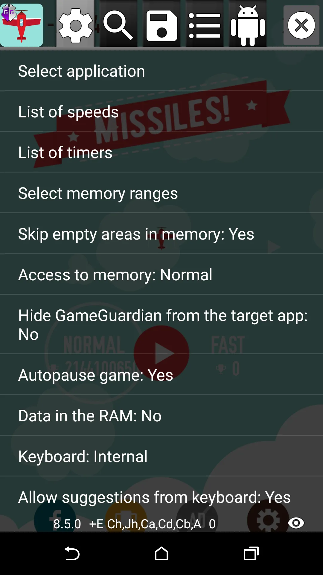 GameGuardian Screenshot 1 GameGuardian Screenshot 1