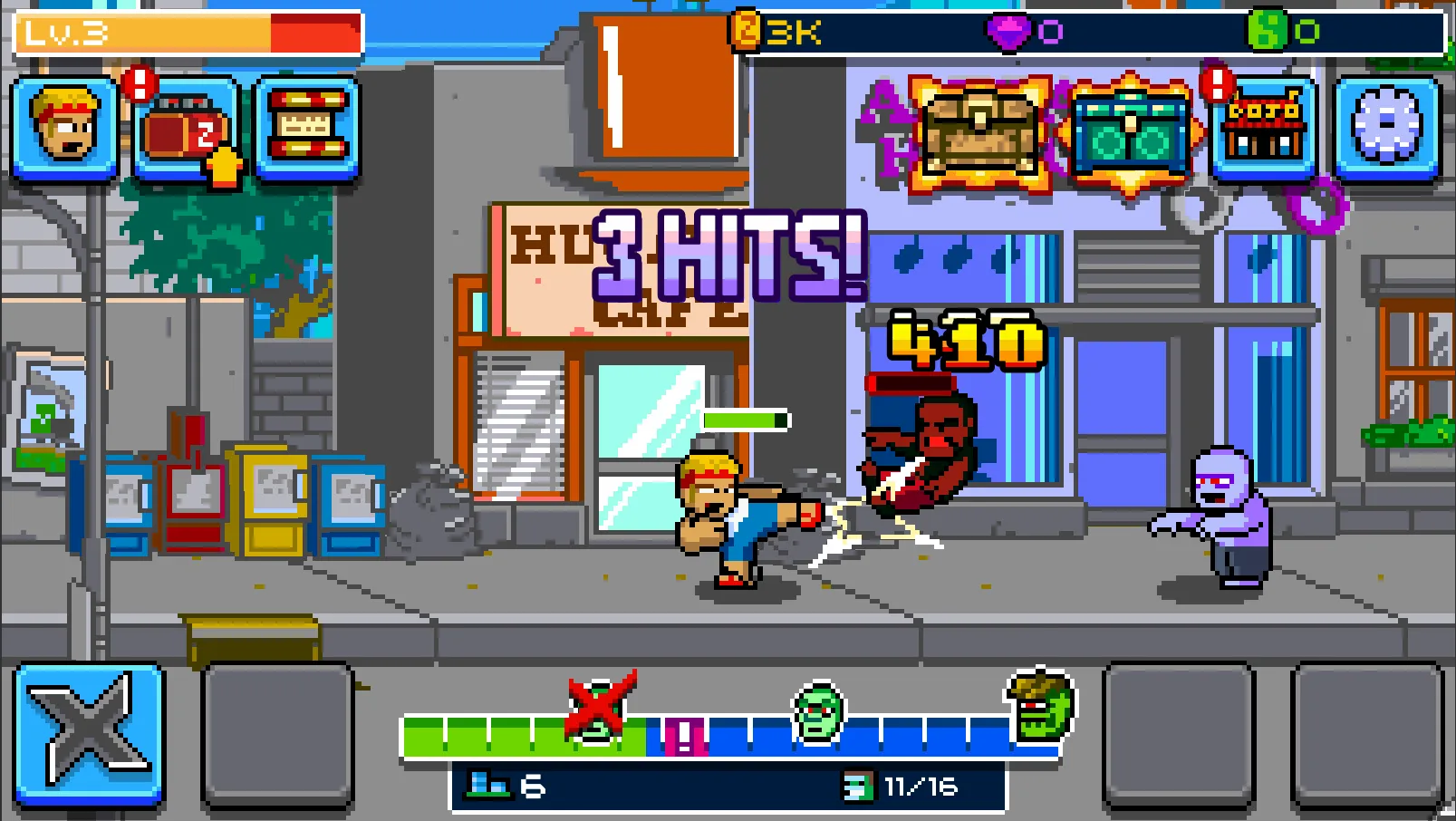 Кунг-фу Z v1.9.27 APK Мод (Меню, Много денег, Скиллы без кулдауна) Screenshot 5