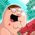 Скачать полную версию Family Guy Freakin Mobile Game Мод (Много денег) на Андроид