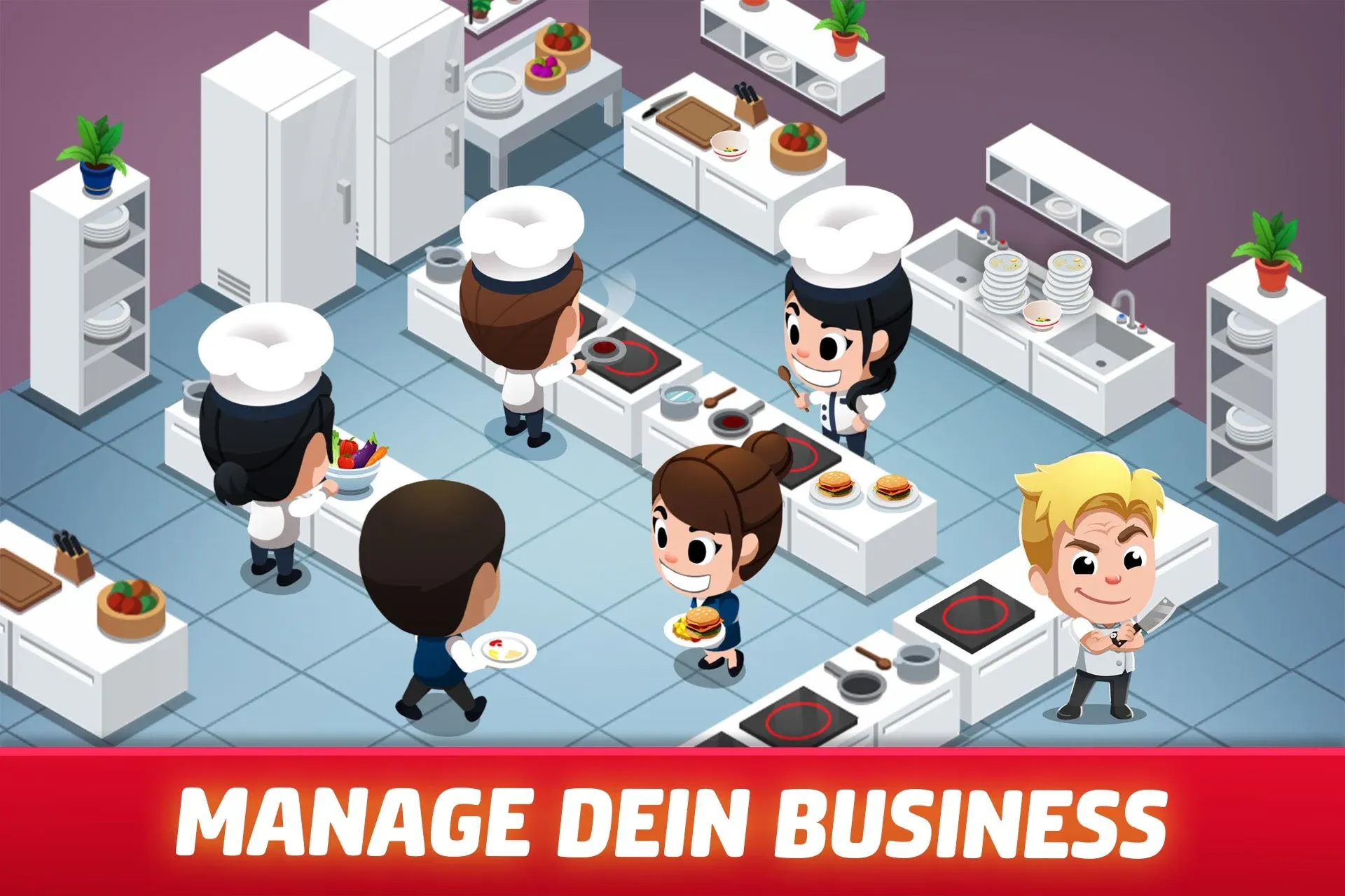 Idle Restaurant Tycoon v1.51.0 APK Мод (Много денег) Screenshot 1