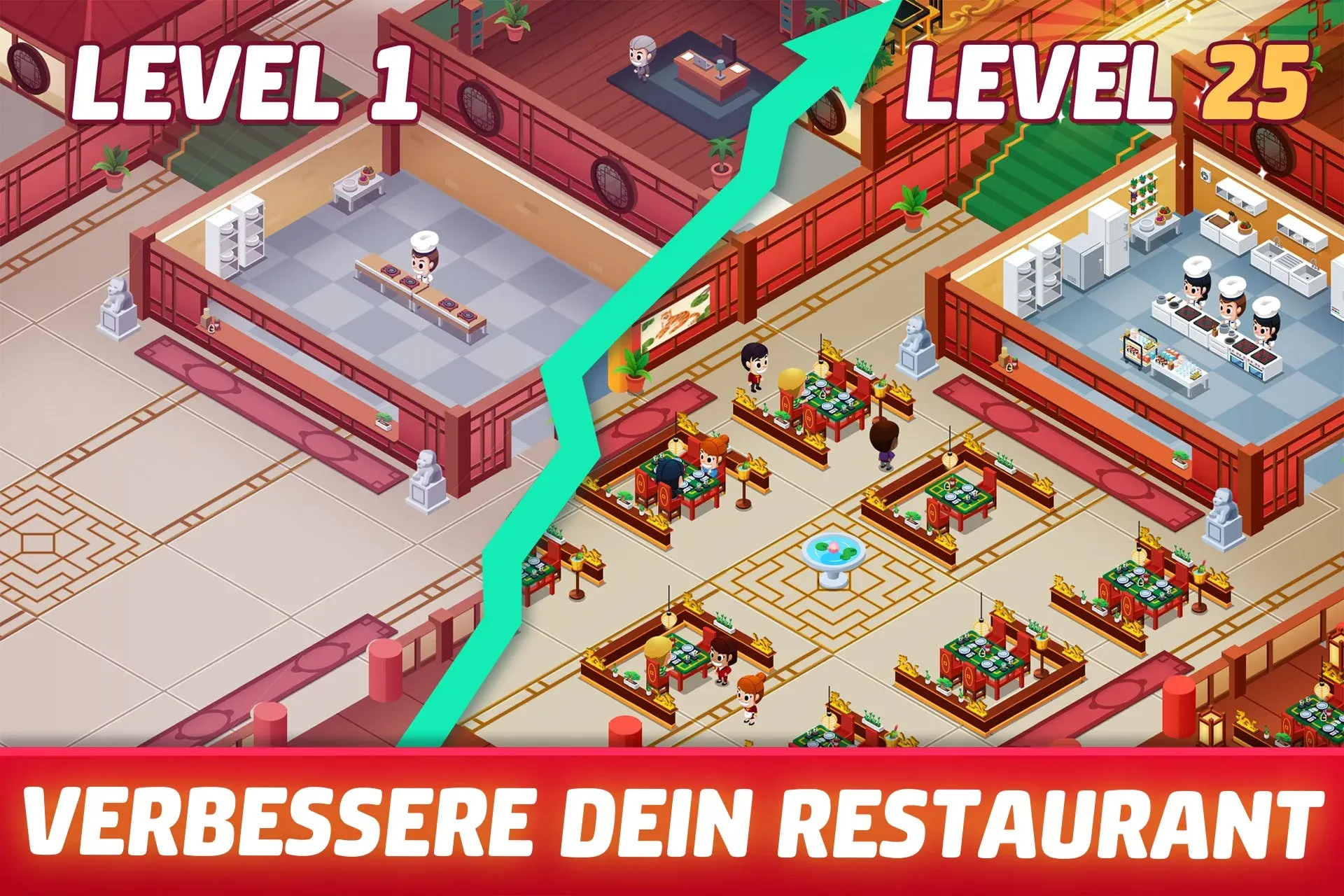 Idle Restaurant Tycoon v1.51.0 APK Мод (Много денег) Screenshot 4