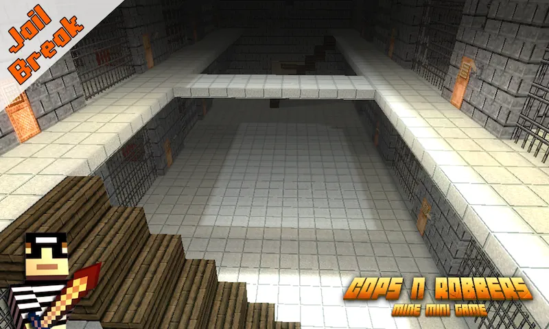 Cops N Robbers: Prison Games 1 [мод: мега мод + антибан] Screenshot 1