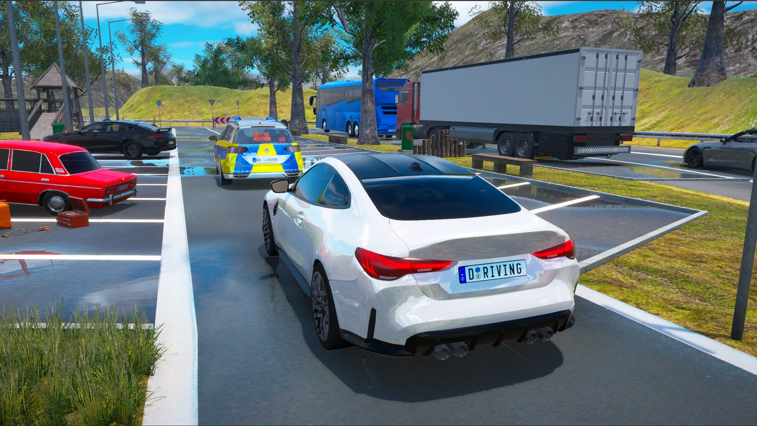 Driving School Simulator v13.15 APK Мод (Много денег) Screenshot 2 Driving School Simulator v13.15 APK Мод (Много денег) Screenshot 2