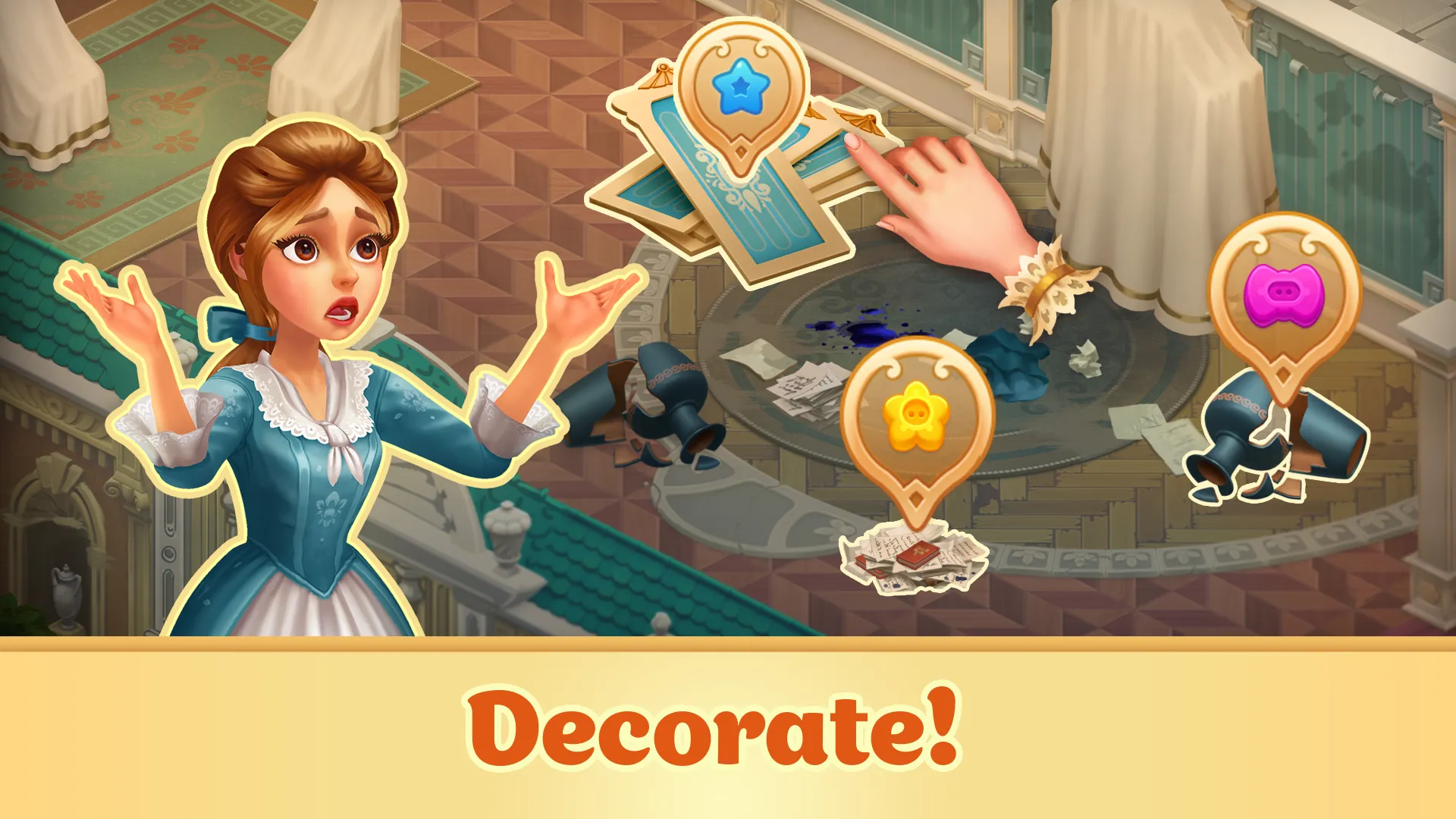 Storyngton Hall: Дом три в ряд v139.2.0 APK Мод (Меню, Много звёзд) Screenshot 4 Storyngton Hall: Дом три в ряд v139.2.0 APK Мод (Меню, Много звёзд) Screenshot 4