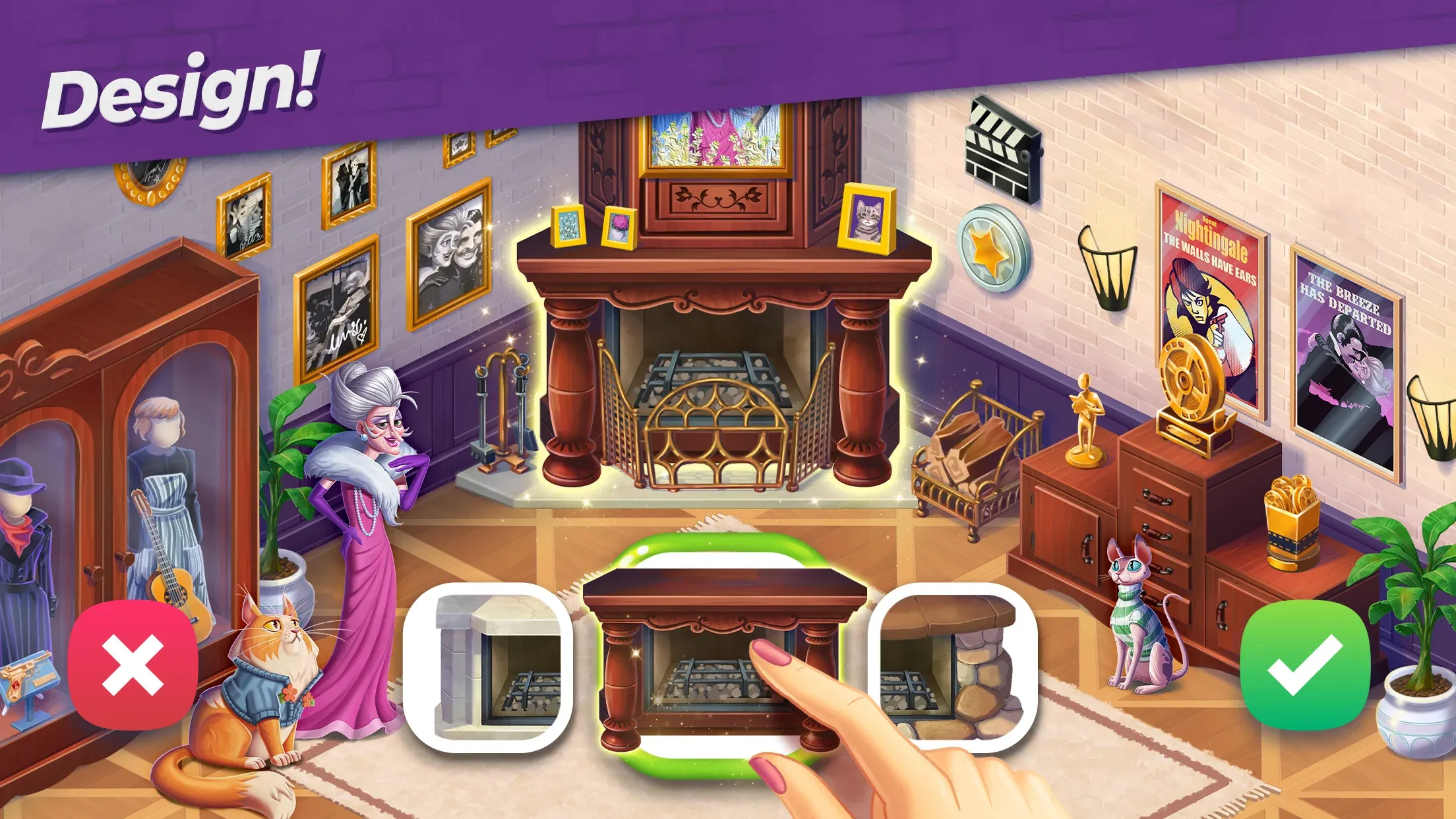 Penny & Flo: Обнови дом v1.189.0 APK Мод (Меню, Много денег и звёзд) Screenshot 4