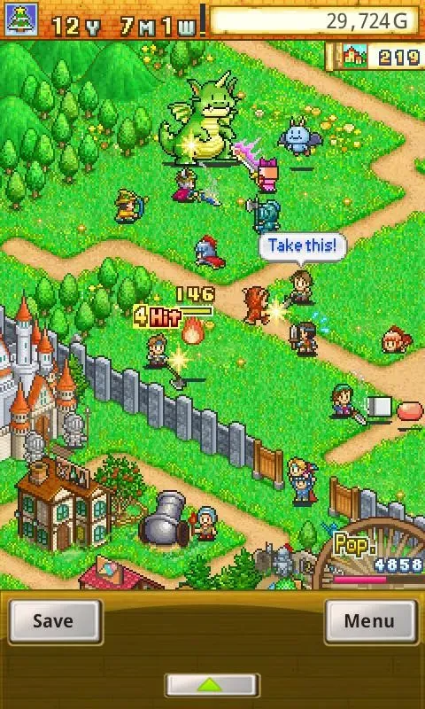 Dungeon Village v2.6.0 APK Мод (Меню, Много денег) Screenshot 1 Dungeon Village v2.6.0 APK Мод (Меню, Много денег) Screenshot 1