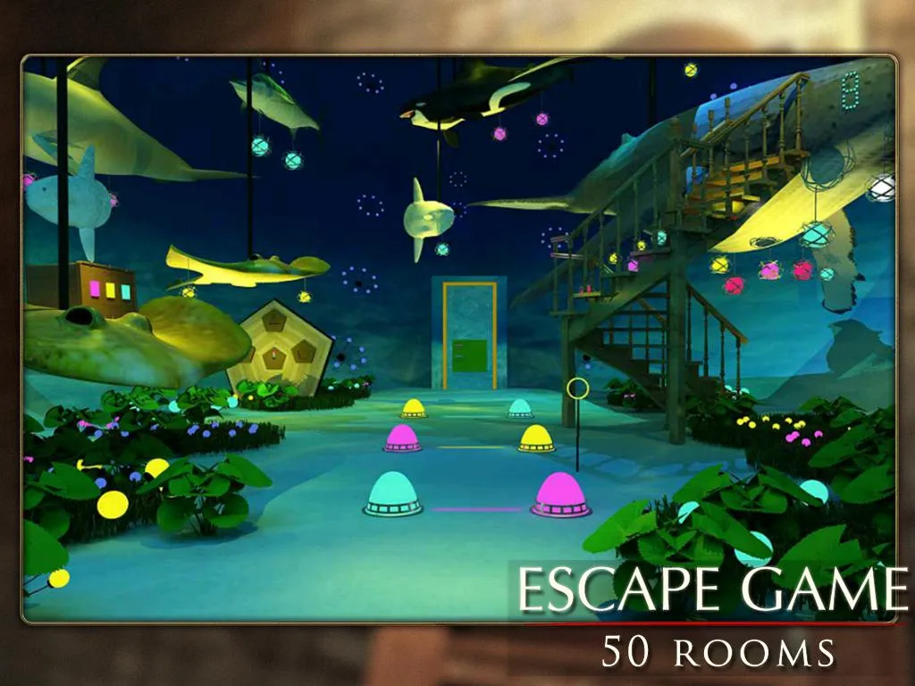 Побег игра: 50 комната 1 [мод: много подсказок] Screenshot 2