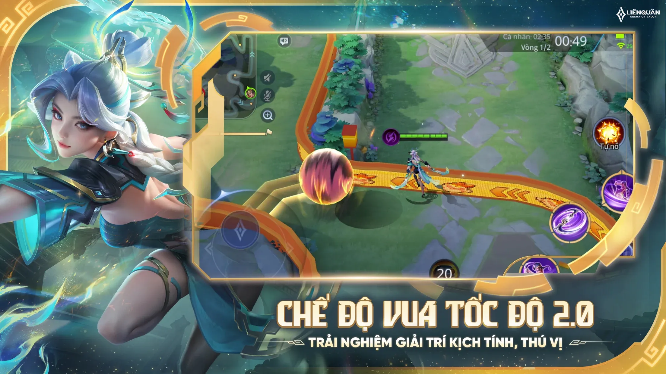 Garena Liên Quân Mobile v1.57.1.2 APK Мод (Меню, MapHack, Вид с дрона) Screenshot 4