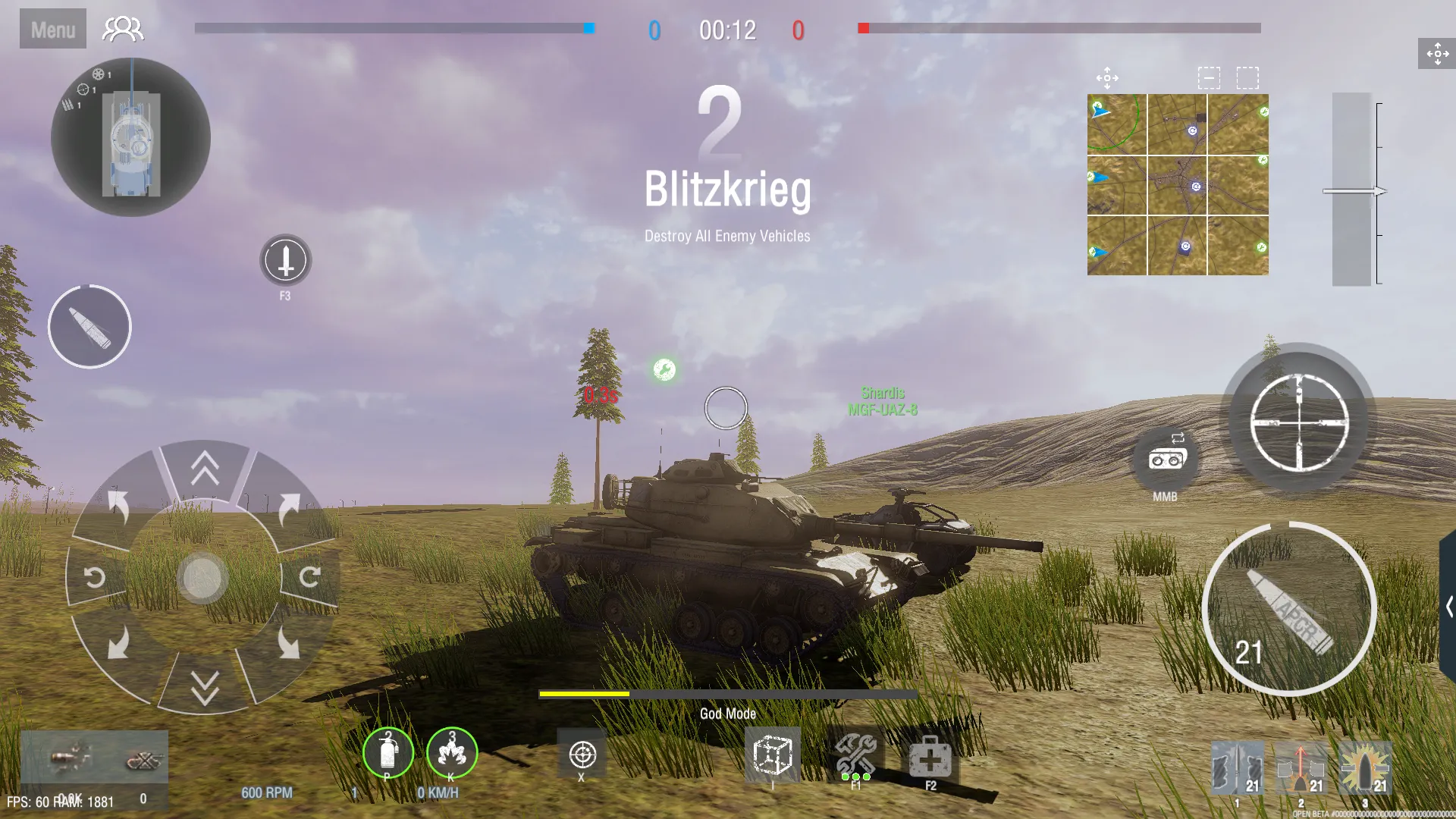 Panzer War v2026.4.18.1 APK Мод (Бесплатные покупки) Screenshot 5