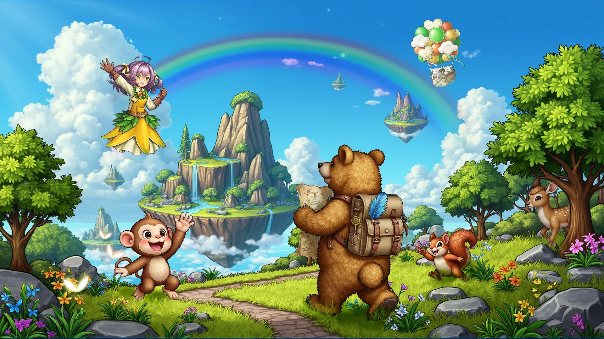 Драконы и эльфы (Игра слияния) v5.3.5 APK Мод (Меню, Много ресурсов) Screenshot 1