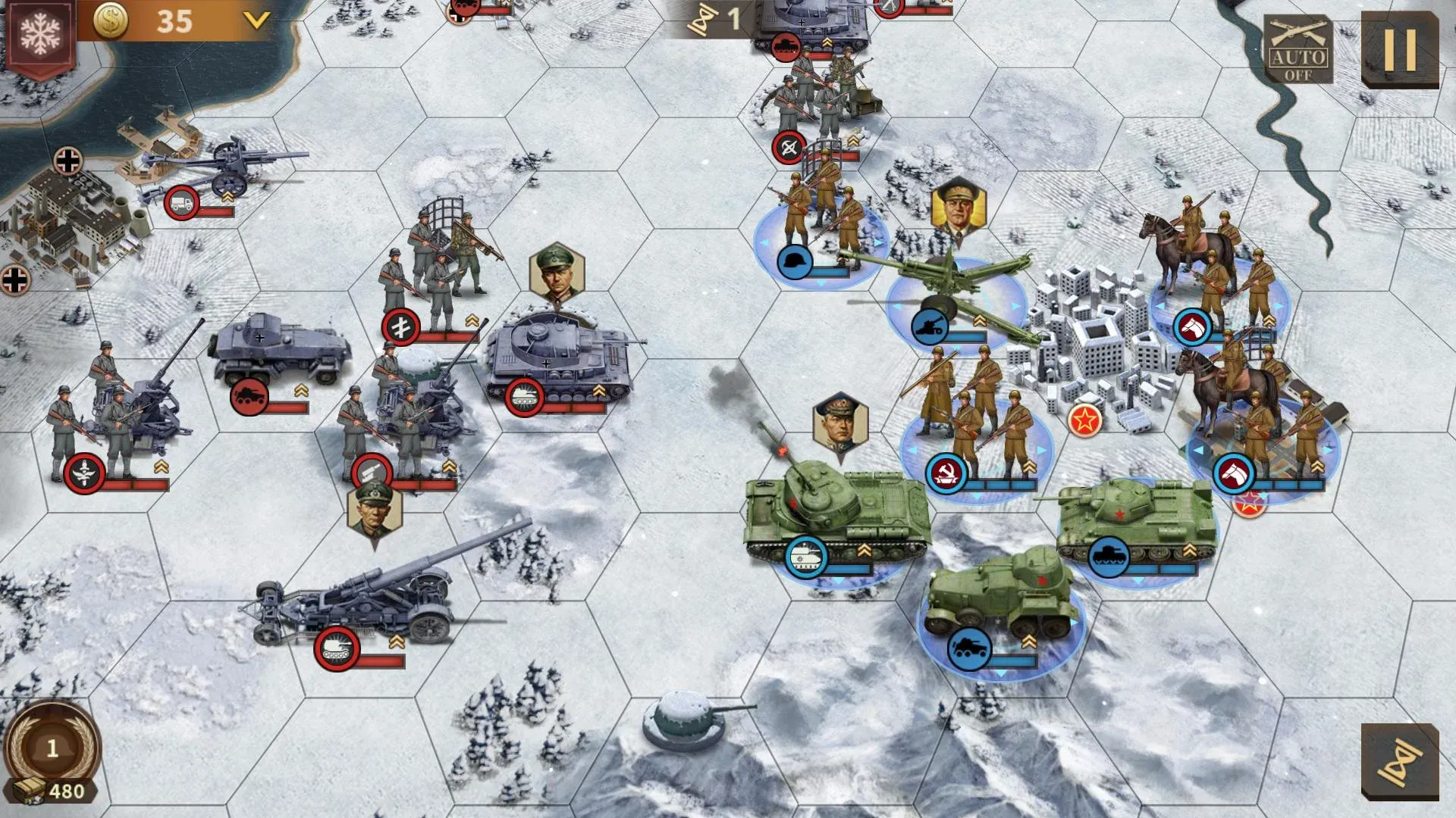 Glory of Generals 3 v1.7.10 APK Мод (Много медалей) Screenshot 2 Glory of Generals 3 v1.7.10 APK Мод (Много медалей) Screenshot 2