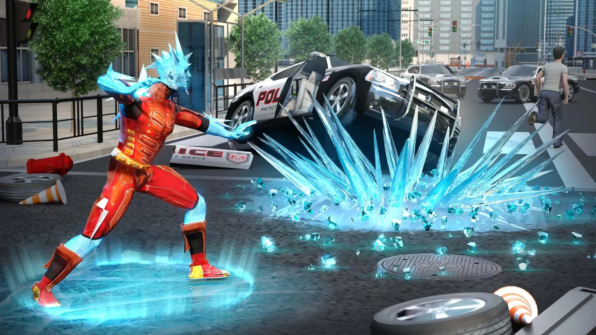 Snow Storm Superhero v1.3.6 APK Мод (Много маны) Screenshot 1 Snow Storm Superhero v1.3.6 APK Мод (Много маны) Screenshot 1