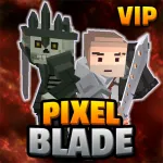 Скачать MOD Pixel Blade M VIP Мод (Меню, Много денег, Множитель урона) на Андроид