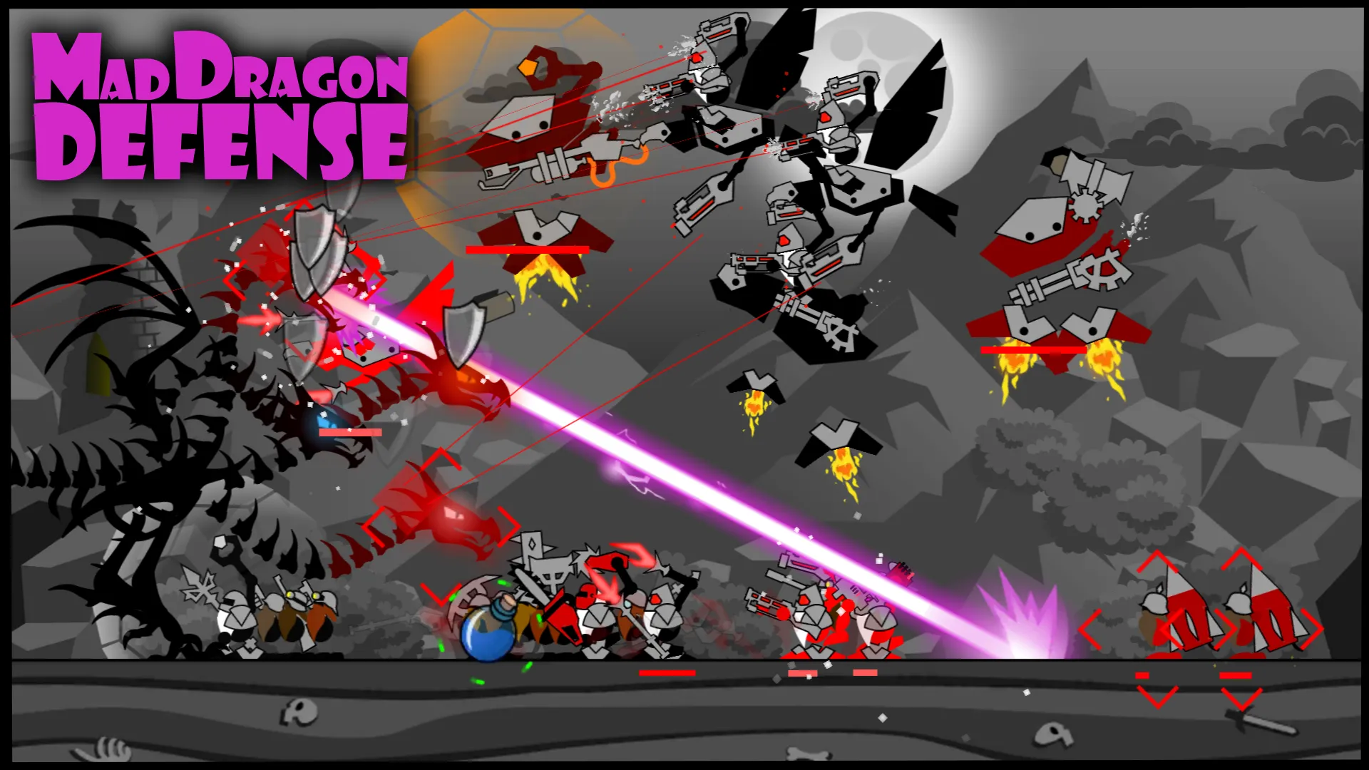 Mad Dragon Defense v1.7.7 APK Мод (Много денег) Screenshot 4