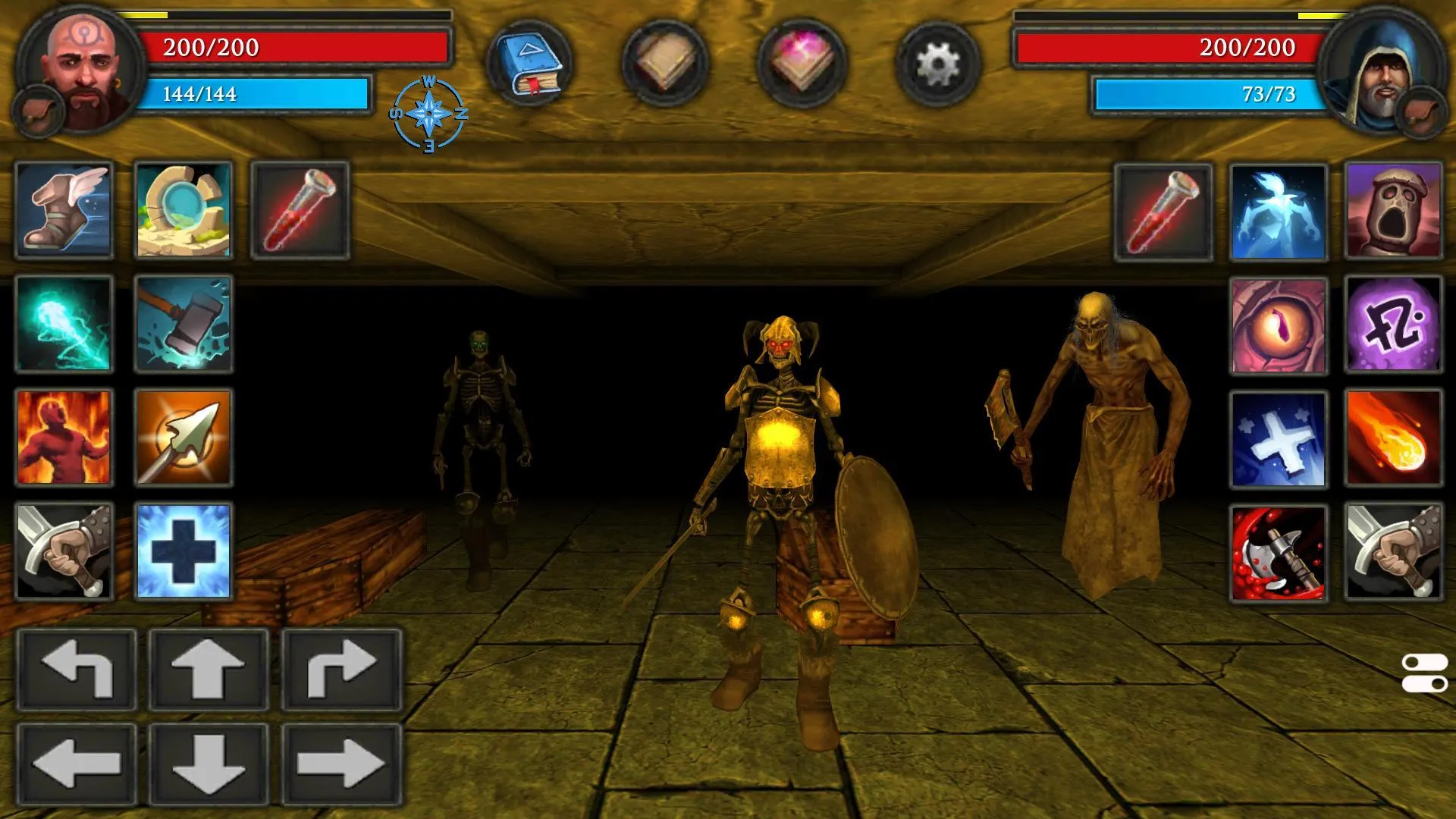 Moonshades: РПГ-Подземелье [мод: меню] Screenshot 3