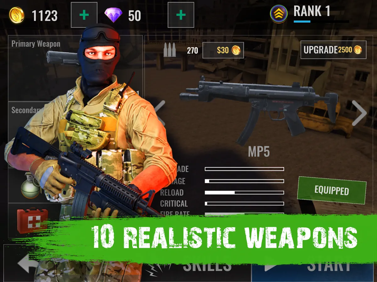 Zombie Shooter Hell 4 Survival [мод: много денег] Screenshot 2