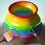 Скачать полную версию Pottery Master – Расслабляющий Керамический Арт [мод: всё открыто] на Андроид