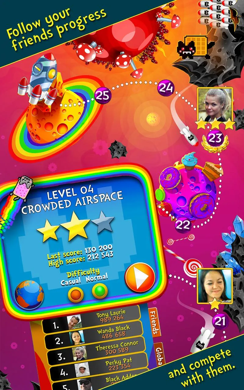 Nyan Cat: The Space Journey [мод: много денег] Screenshot 5