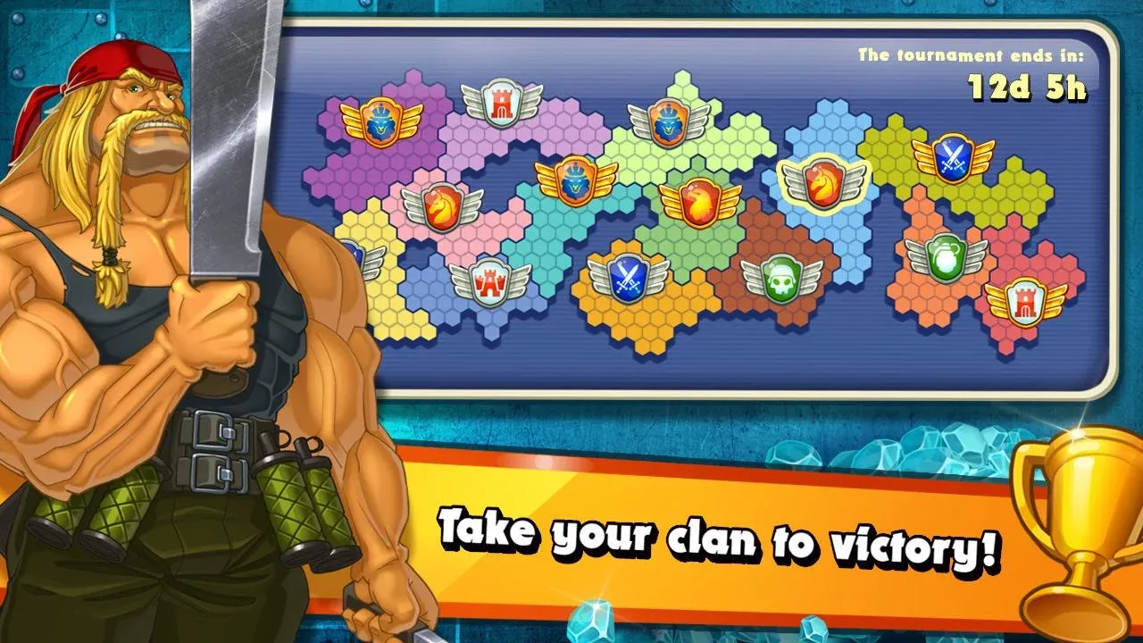 Jungle Heat: War of Clans v2.2.7 APK Мод (Режим бога) Screenshot 1