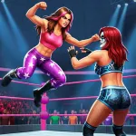 Скачать взлом Bad Girls Wrestling Game Мод (Много денег) на Андроид