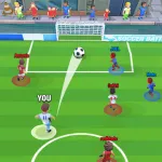 Скачать полную версию Футбол: Soccer Battle [мод: всё открыто] на Андроид