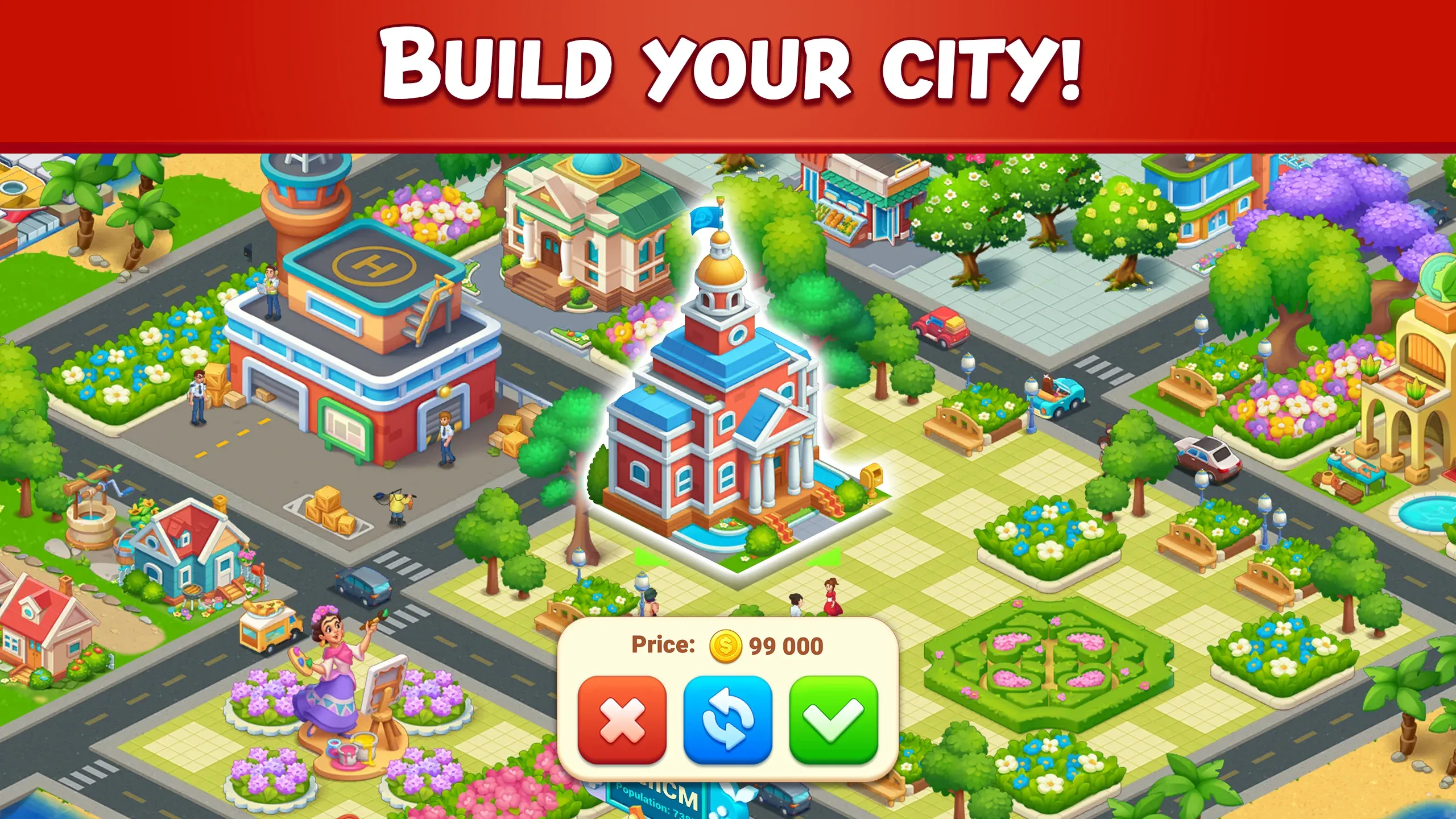 Farm City: Farming & Building v2.10.73 APK Мод (Много денег) Screenshot 4