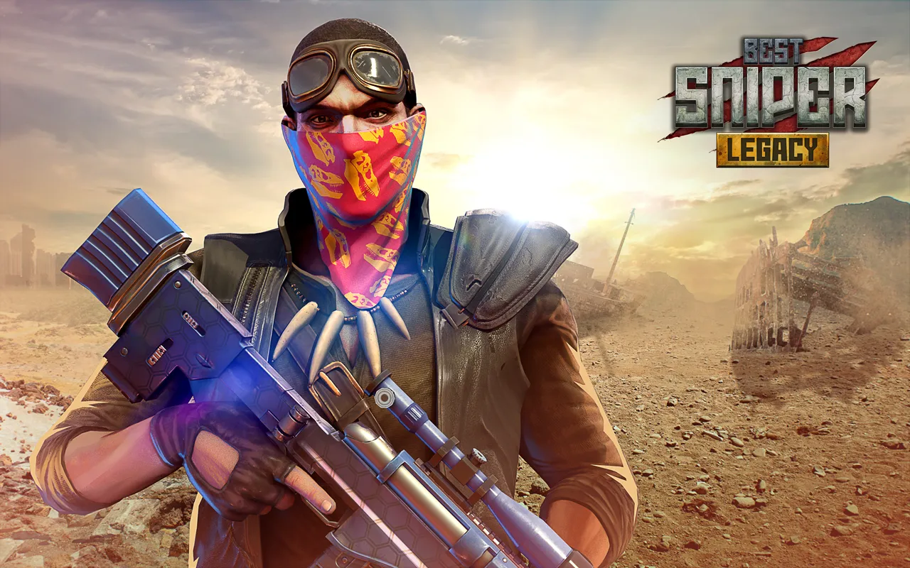 Best Sniper Legacy: ужас динозавров 3D шутер [мод: много денег] Screenshot 1