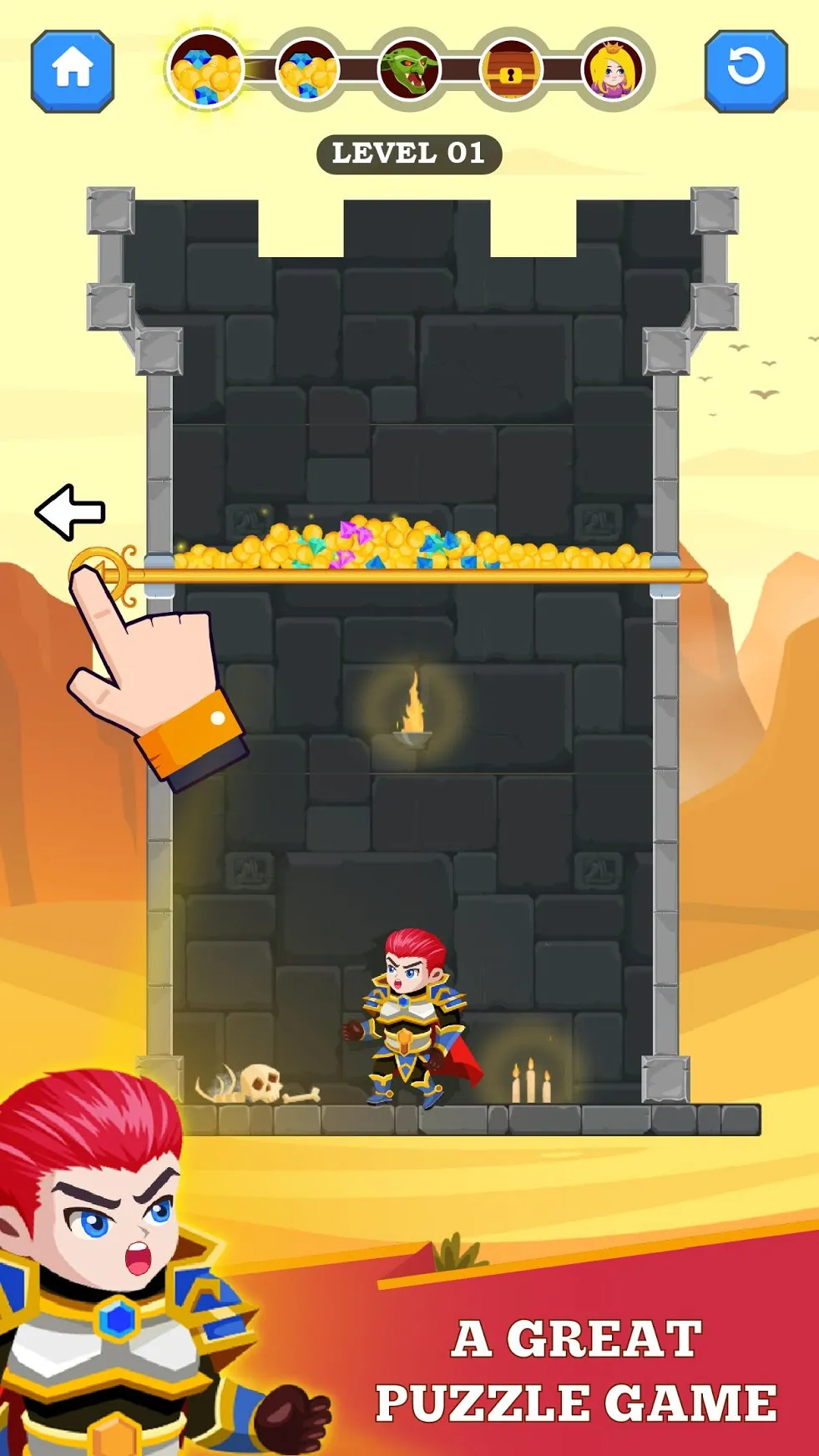 Hero Rescue [мод: много денег] Screenshot 2