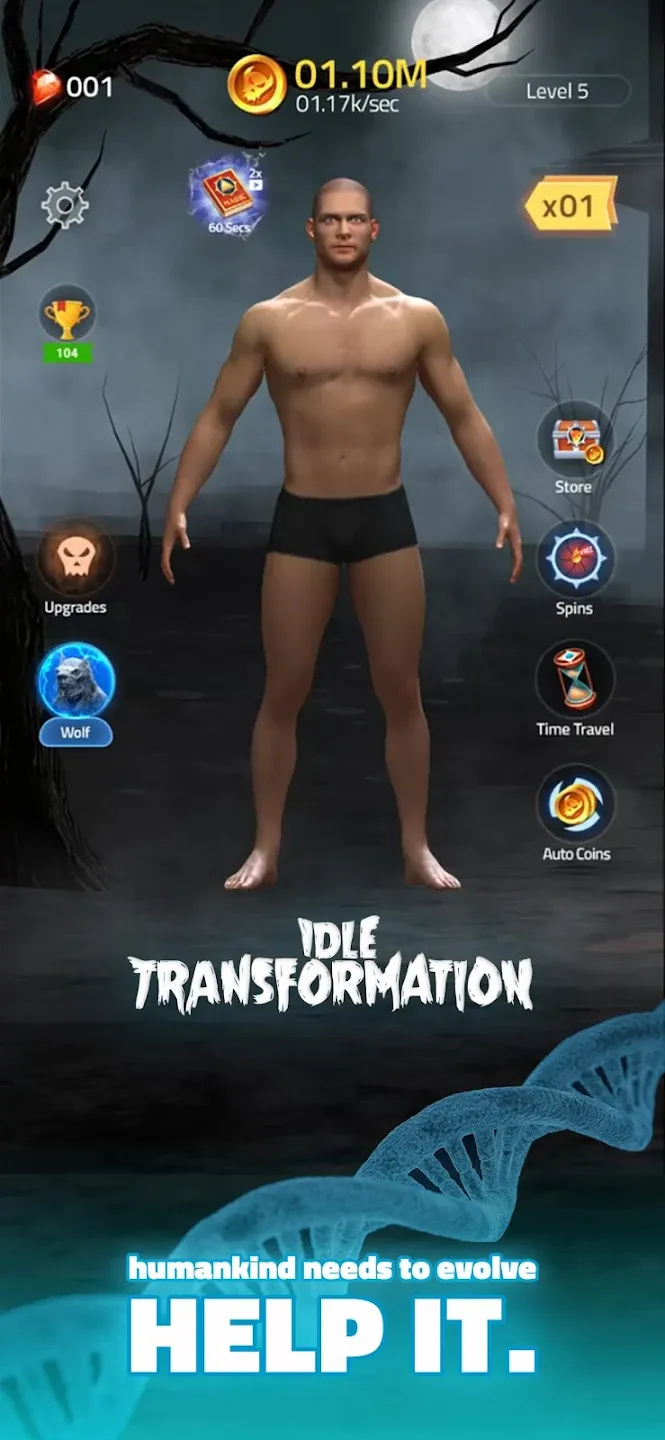 Idle Transformation v3.9.3 APK Мод (Много денег) Screenshot 1 Idle Transformation v3.9.3 APK Мод (Много денег) Screenshot 1