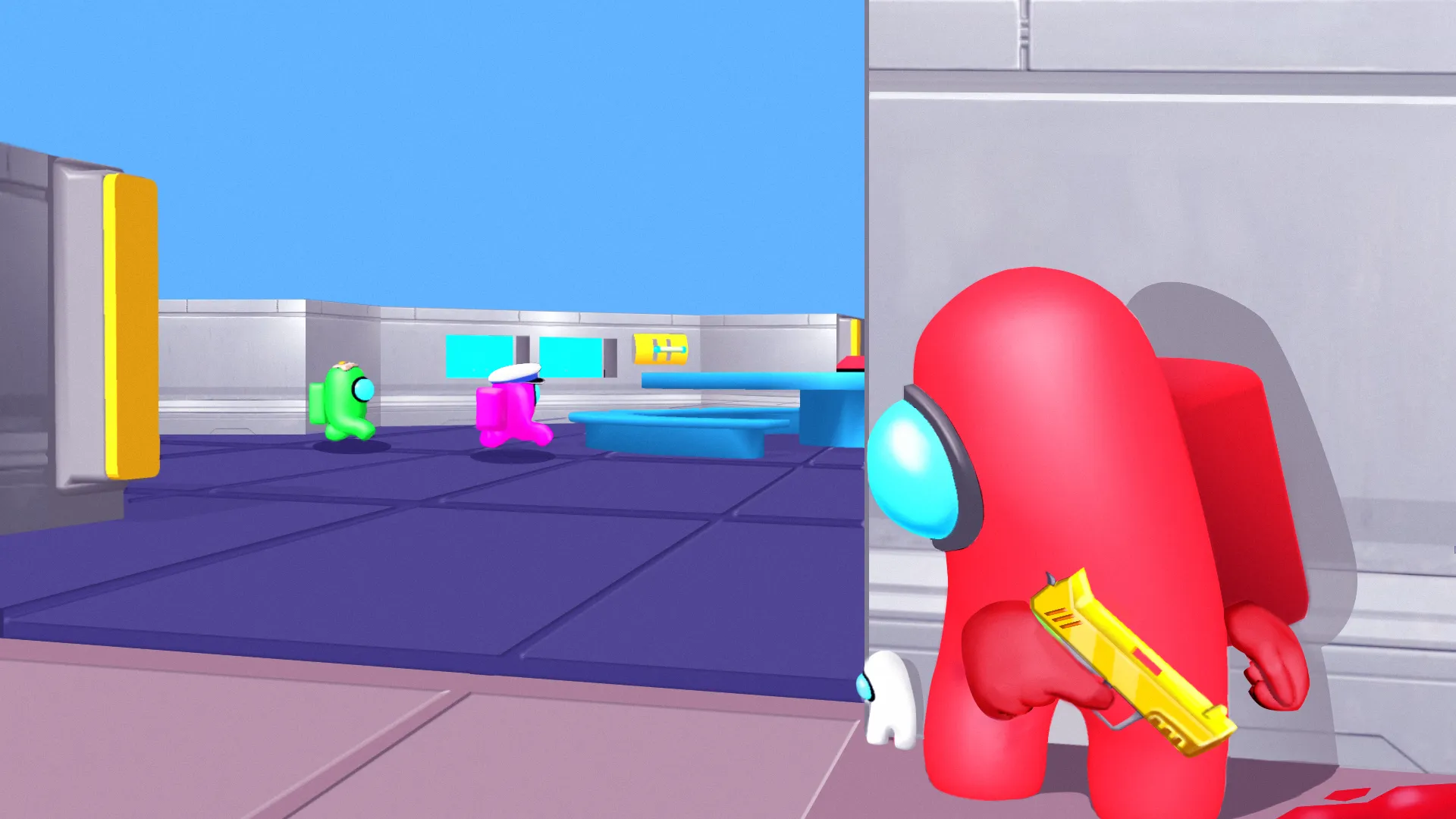 Red Imposter: Кошмар Рождества [мод: тупой враг] Screenshot 2