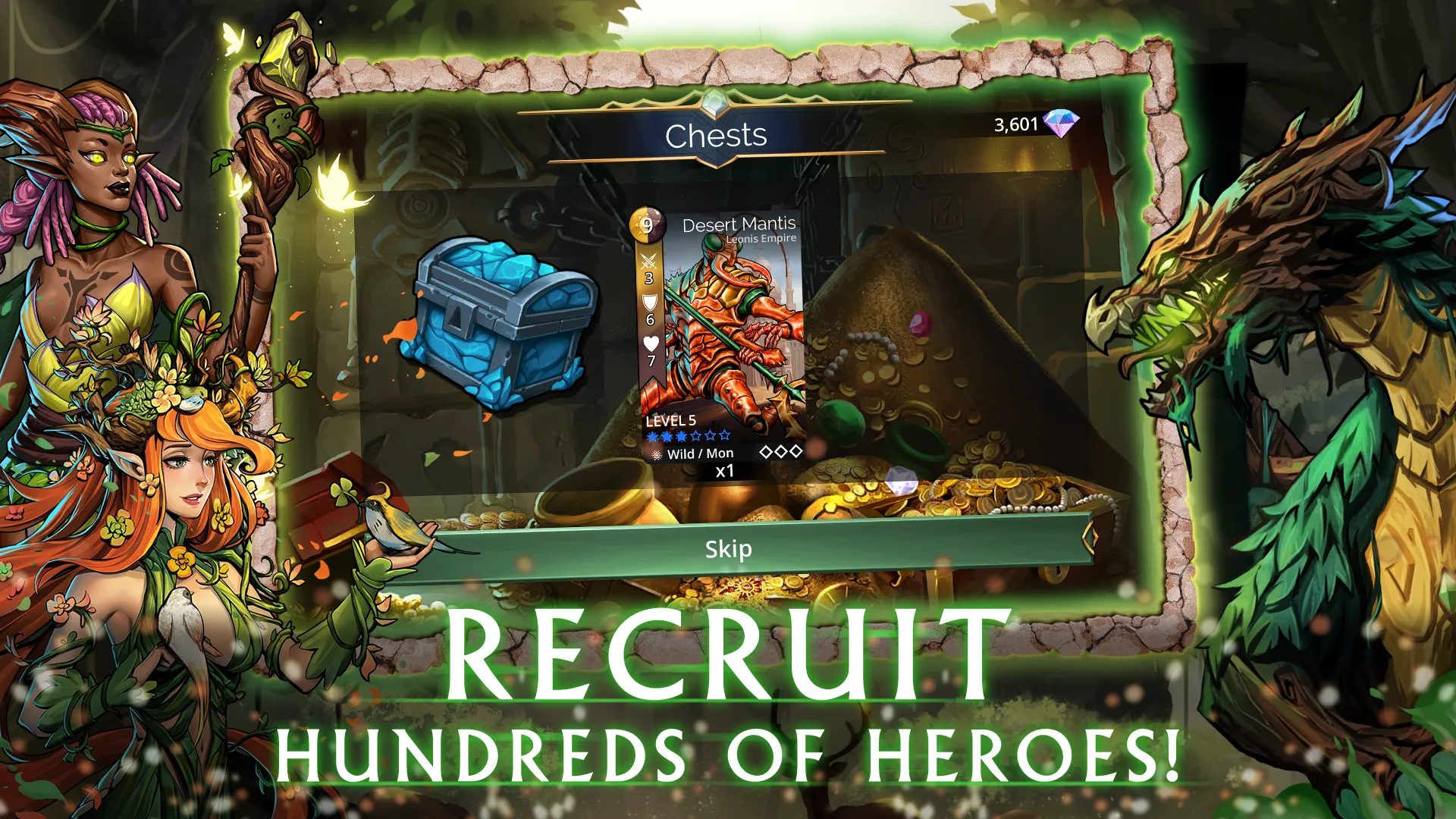 Gems of War v9.2.0 APK Мод (Меню, Режим бога) Screenshot 2