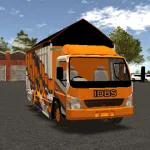 Взломанный IDBS Indonesia Truck Simulator [мод: бесплатные награды] на Андроид