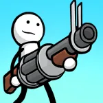 Взломанный One Gun: Stickman Мод (Много денег) на Андроид